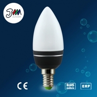 220V B15/B22/E14/E27 base  LED Bulb C37