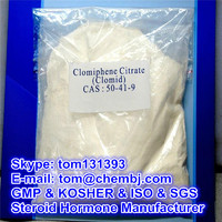 Clomifene citrate CAS: 50-41-9   Sell Steroid E-mail: tom@chembj.com