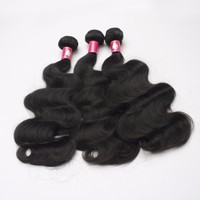 more images of 100% human hair 8A grade body wave hair wefts Brazilian hair