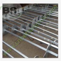 more images of square shaft bar or tubular screw pier foundation system for stair and Landings