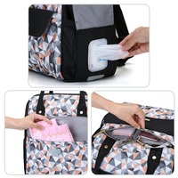 more images of Baby Diaper Backpack Travel Nappy Tote Bag Roomy Changing Pad For Baby Care