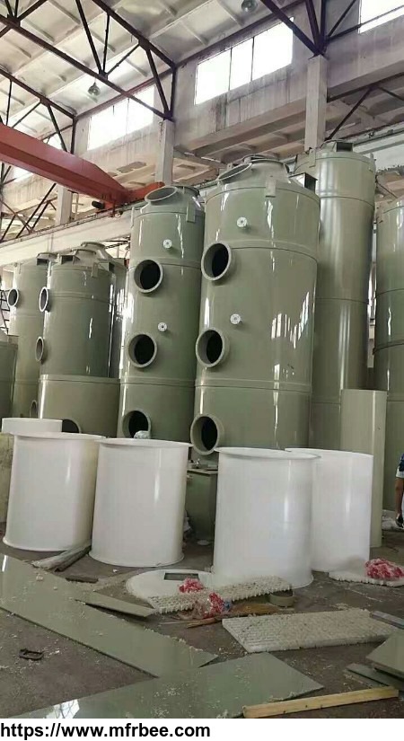 lxs_10000_spray_tower_scrubber_spray_tower_waste_gas_absorption_system