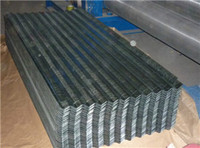 Galvanized corrugated plate