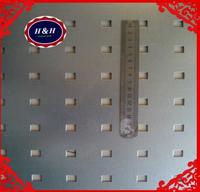 stainless steel /galvainzed steel/aluminium square hole perforated sheet