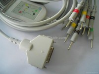 Fukuda FX-101 one-piece 10-Lead EKG cable