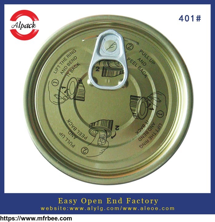 401_tinplate_easy_open_end_canned_food