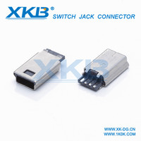 MINIU disk adapter head switch 5P mini male T-car MP3 converter head