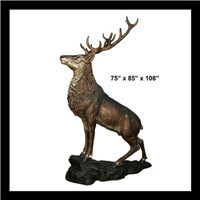 more images of Bronze Elk Statue