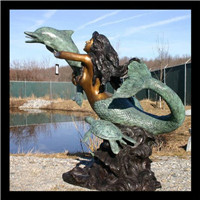 more images of Bronze Mermaid Sculptures