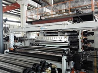 more images of CPE PVC waterproof roll or width floor extrusion machine