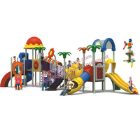Outdoor playground equipment, carton slide for kids, amusement park, Transformers type