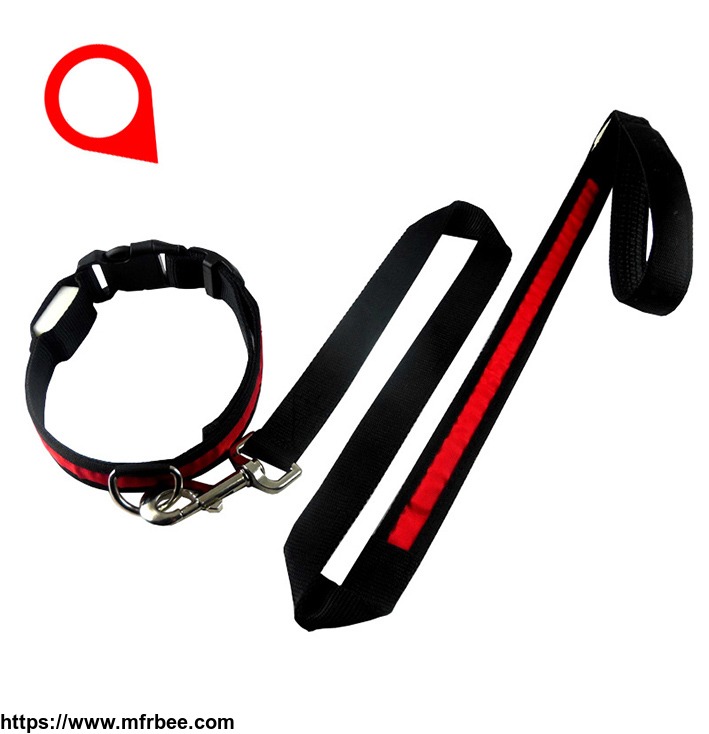 led_dog_collar_and_leash_sets