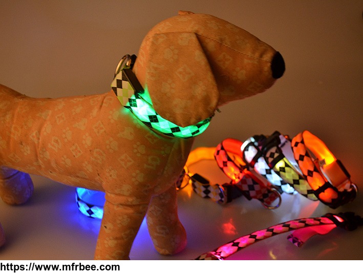 led_nylon_dog_collar