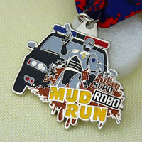 more images of Running Medals | Mud Run Customized Medals