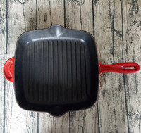 more images of 31*31cm Enamel cast Iron grill pan