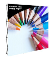 more images of Improve Your Brand Presence With Premium Fabric Pop Up 8’ Display