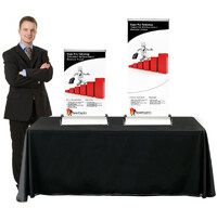 more images of Purchase Expo Pro Tabletop Banner Stands | Trade Show Display Pros