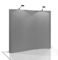 Get Attention at Trade Fair With the Coyote 8’ Serpentine Pop-Up Display
