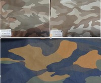 Popular Wearable Camouflage PU Synthetic Leather for Garment