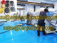 more images of Air bearing casters is easy to operating and workers can hold it