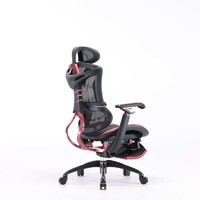 more images of Sihoo G13B Black And Red Ergonomic PU Leather Gaming Racing Chair High End