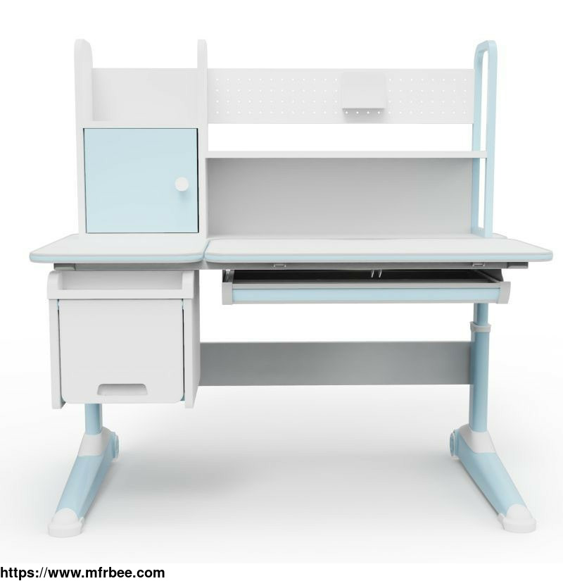 sihoo_h3b_ergonomic_light_pink_adjustable_height_kids_wooden_desk