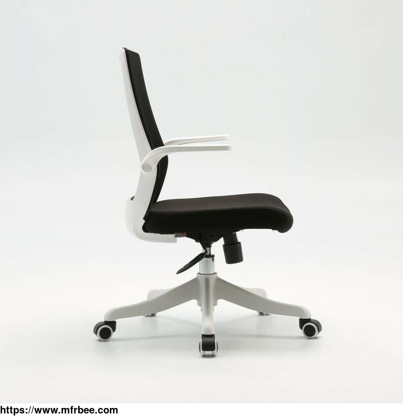sihoo_m76_white_frame_grey_mesh_ergonomic_conference_office_chair_for_short_person_with_adjustable_armrest