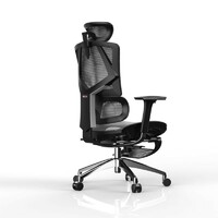 more images of Sihoo M90B Ergonomic Reclining Office Chair with Adjustable Footrest and Lumbar Support