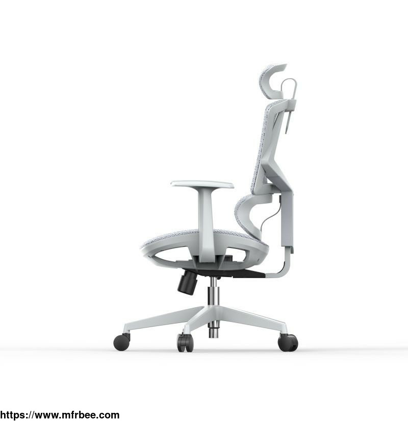 sihoo_m91a_grey_frame_ergonomic_guest_office_chair_with_adjustable_arms_lumbar_support_and_pp_base