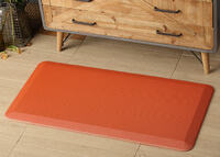 more images of Orange PU anti-fatigue mats standing