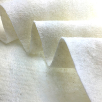 more images of Natural white 100% siliconized fiber polyester fusible batting pads