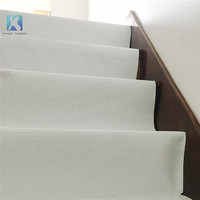 more images of White Backed adhesive cotton polyester fabric felt pads made in China