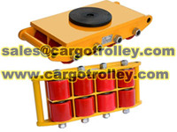 Moving roller dolly transport tool