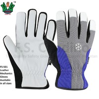 Leather Mechanic Gloves - CE Approved Mechanic Gloves
