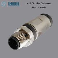 INGKE SS-12000-021 M12 Circular Connector,Male Plug,IP67/IP68