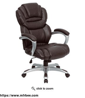 high_back_brown_leathersoft_executive_ergonomic_office_chair
