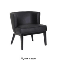 Guest or Side Chair Available in Black, Beige and Gray