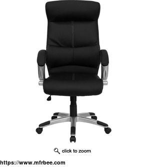 high_back_executive_chair_with_curved_headrest_and_white_line_stiching_best_price_seating