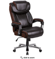 Big and Tall Executive Chair with Adjustable Headrest | BEST PRICE SEATING