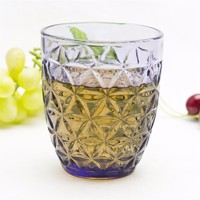 more images of Blue color stemless glass tea coffee tumbler water drinking cup