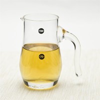 more images of 165ml handblown great quality glass water wine decanter measuring jug cup