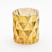 iridescent ice collection tealight candle holder
