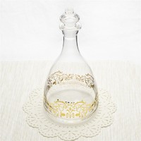 more images of Luxuriant hand made red wine glass bottle