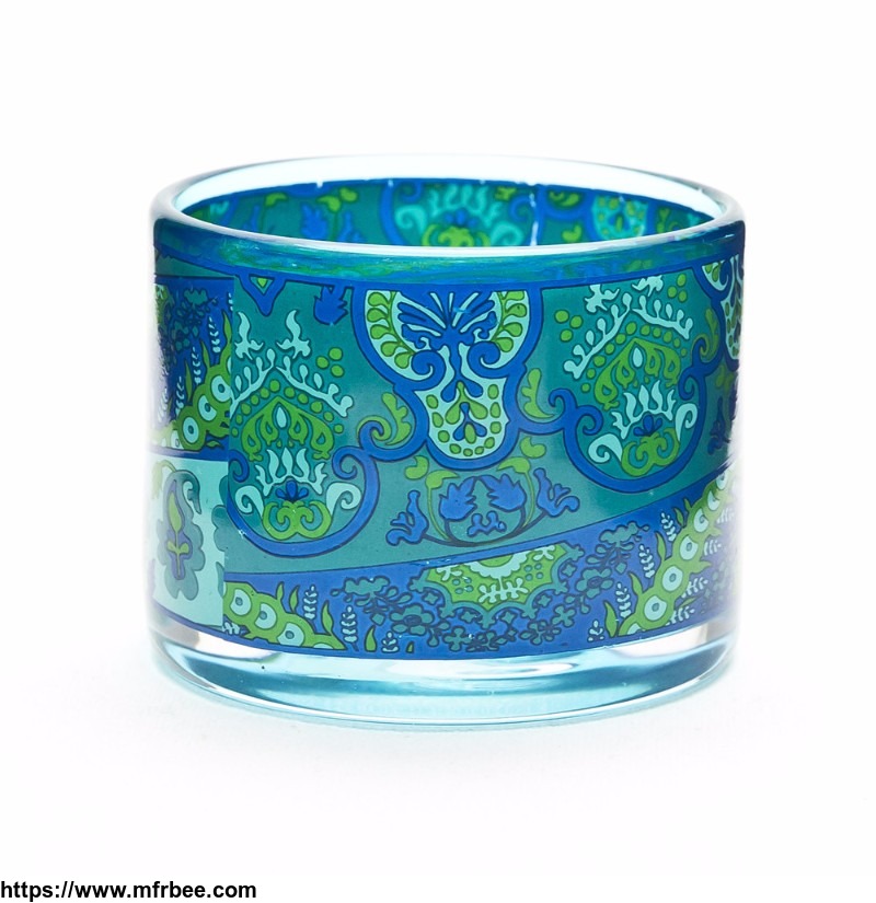 glassware_wholesaler_of_plated_colored_glass_votive_candle_holder
