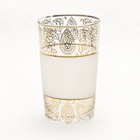 more images of Morocco exotic style colorful glass tumbler cup tea light candle holder/stand