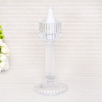 more images of Clear candelabra glass candlestick crystal candle holder candelabra