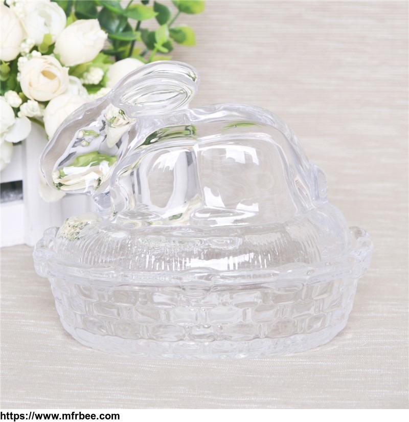 rabbit_shaped_decorative_glass_jar_with_lid_glass_food_container