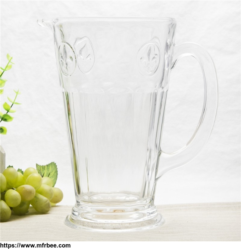 1140ml_unique_design_glass_water_jug_with_side_handle_hot_and_cold_water_jug