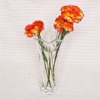 Cylinder Shape Flower Glass Vase Home Decoration Tall Glass Vases