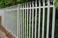 more images of steel palisade fencing